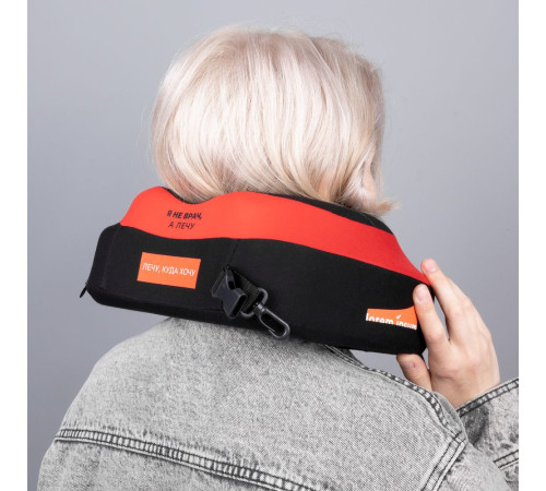 Дорожная подушка Piligrim, серая