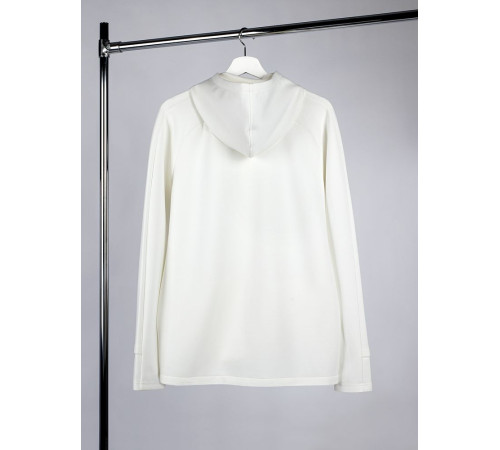 Куртка с капюшоном унисекс Begi, молочно-белая