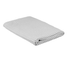 Полотенце вафельное Gentle, большое, светло-серое