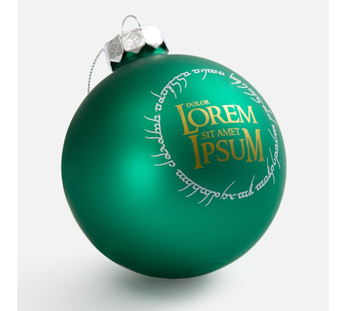 Елочный шар Finery Matt, 8 см, матовый зеленый