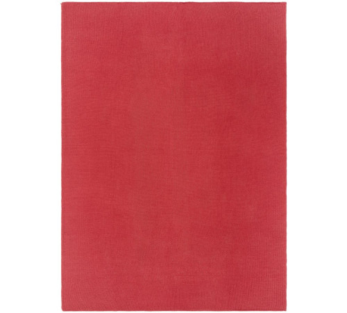 Плед Knitly, красный (коралл)