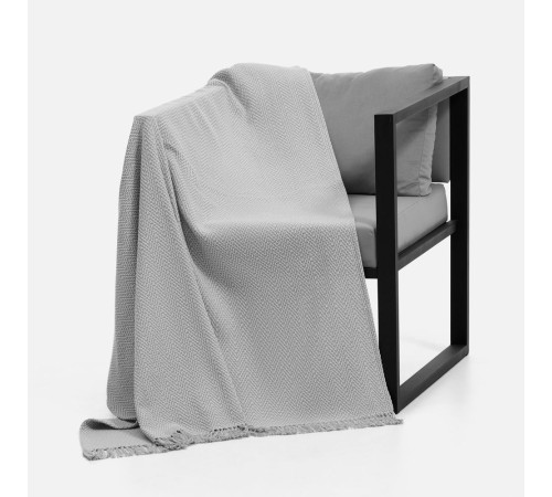 Плед Saltoro, светло-серый