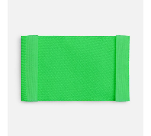 Лейбл тканевый Epsilon, M, зеленый неон