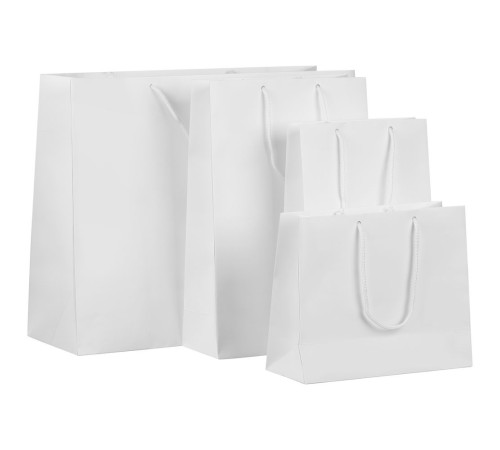 Пакет бумажный с ламинацией Lami M, белый