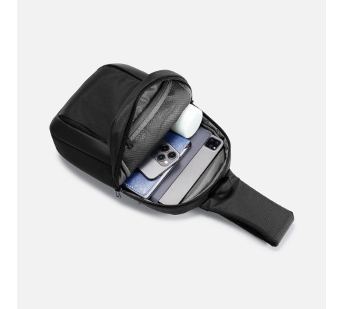 Рюкзак на одно плечо Gravon, черный