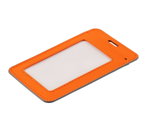 Чехол для пропуска Shall Simple, оранжевый