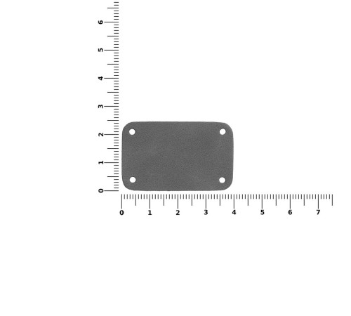 Лейбл Eta Nubuck Touch, S, темно-серый