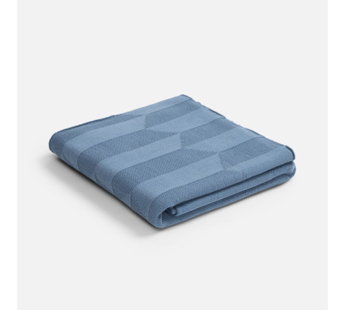 Плед Rombus, синий (дымчатый)