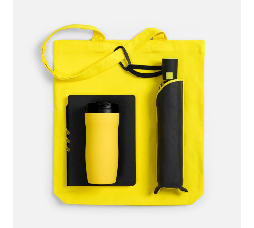 Набор Flexpen Black Walk, черный с желтым