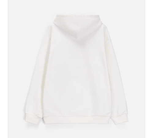 Худи унисекс оверсайз Songo, молочно-белое