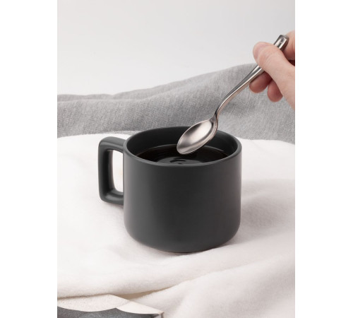 Чашка Jumbo в коробке матовая, темно-серая