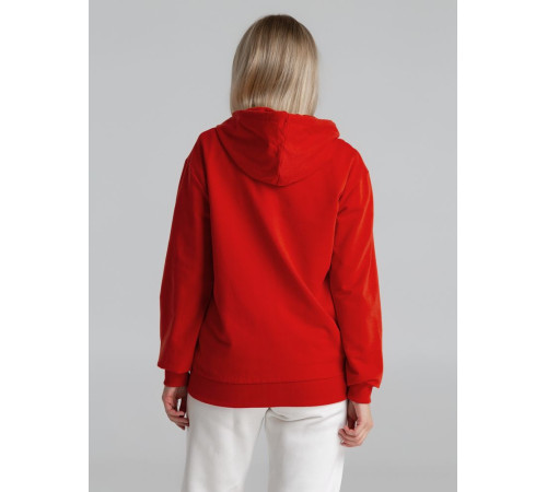 Толстовка на молнии с капюшоном Unit Siverga, красная