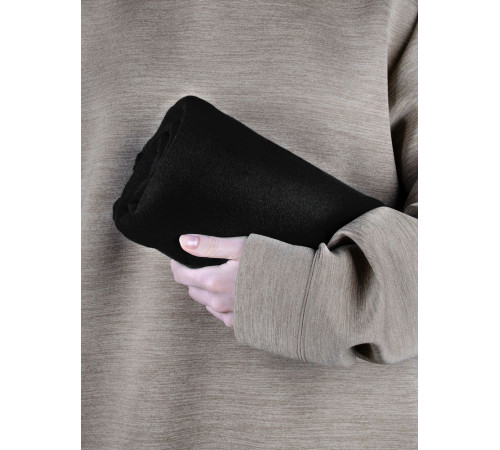 Флисовый плед Warm&Peace, черный