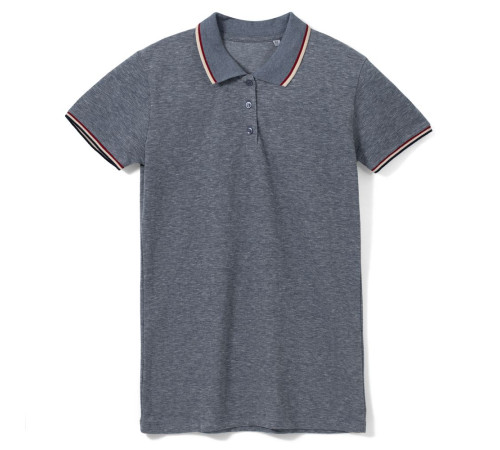 Рубашка поло женская Paname Women, голубой меланж