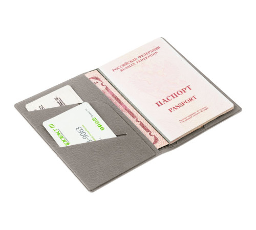 Обложка для паспорта Devon, серая