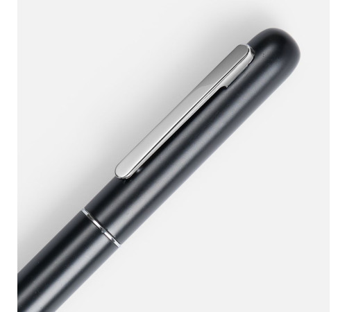 Ручка шариковая Scribo, матовая черная