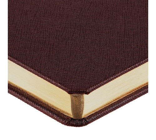 Ежедневник Saffian, недатированный, коричневый