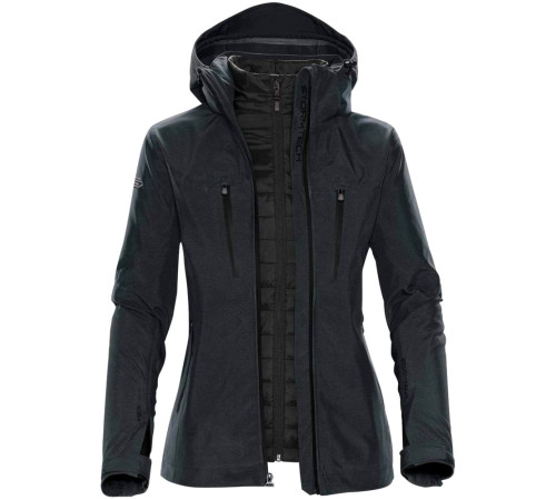 Куртка-трансформер женская Matrix, серая с черным