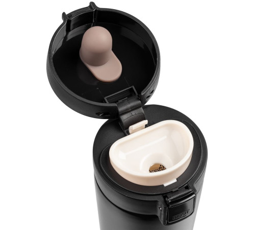 Термостакан с ситечком No Leak Infuser, черный
