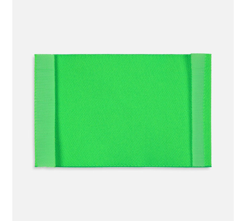 Лейбл тканевый Epsilon, XL, зеленый неон