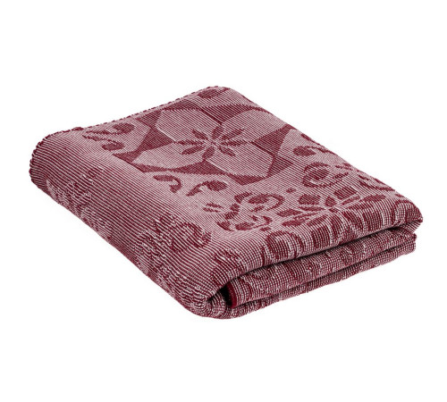 Плед Ornamental, бордовый