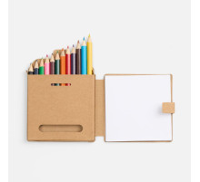 Набор цветных карандашей с блокнотом Pencilvania Traveler