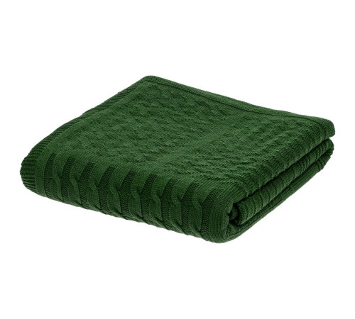 Плед Snippet, темно-зеленый