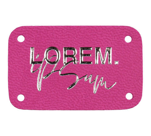 Лейбл Latte, S, розовый