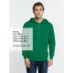 Толстовка на молнии с капюшоном Siverga 2.0, зеленая