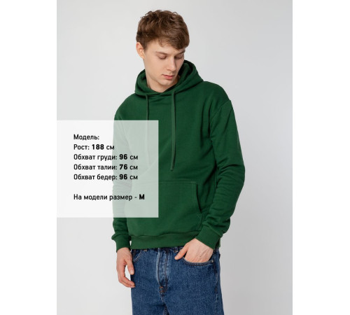 Худи Kirenga Heavy 2.0, темно-зеленое