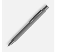 Ручка шариковая Atento Soft Touch, серая