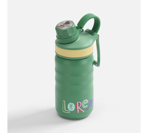 Термобутылка Fujisan 2.0 без логотипа, зеленая