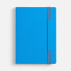 Ежедневник Peel, недатированный, голубой