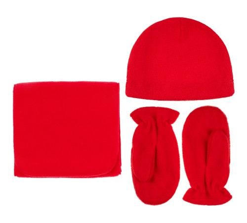 Варежки Fleecy, красные