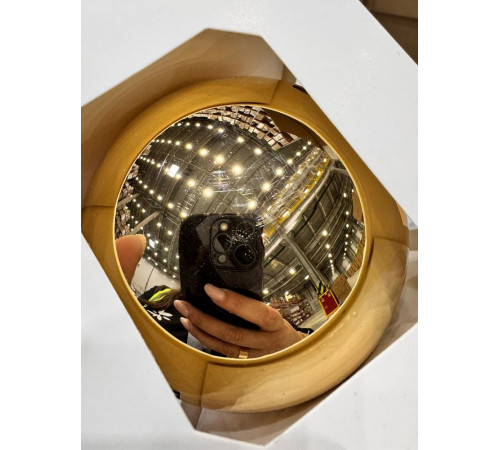 Оформительский шар Finery, 8 см, глянцевый золотистый