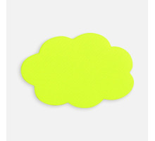 Наклейка тканевая Lunga Calum, L, желтый неон