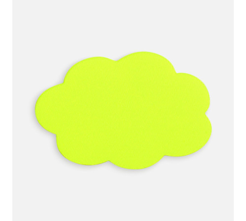 Наклейка тканевая Lunga Calum, L, желтый неон
