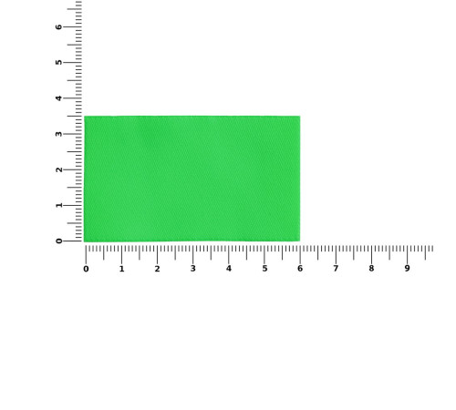 Лейбл тканевый Epsilon, M, зеленый неон