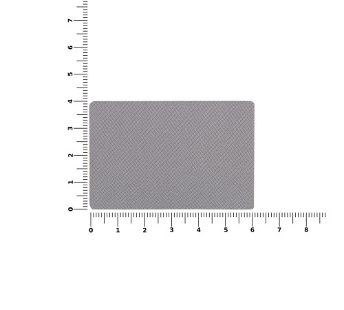 Наклейка тканевая Lunga, L, серая