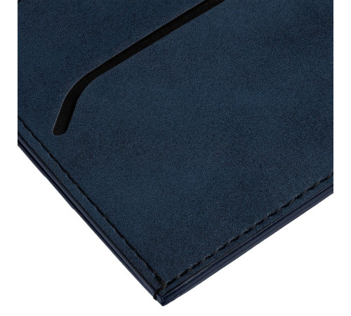 Чехол для карточек Nubuk, синий