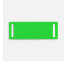 Лейбл из ПВХ Kova, зеленый неон