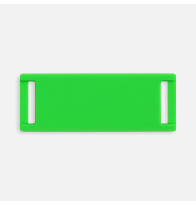 Лейбл из ПВХ Kova, зеленый неон