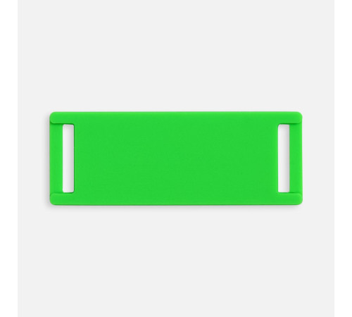 Лейбл из ПВХ Kova, зеленый неон
