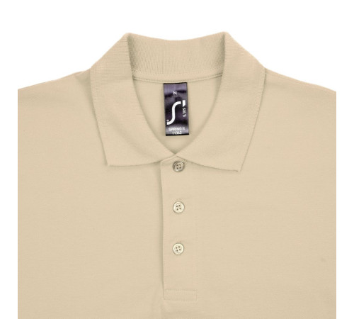 Рубашка поло мужская Spring 210, бежевая