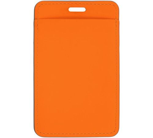 Чехол для пропуска Shall Simple, оранжевый