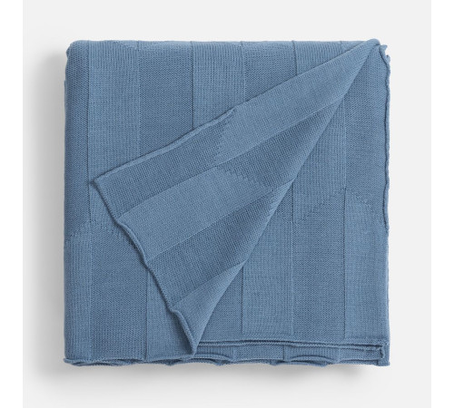 Плед Rombus, синий (дымчатый)