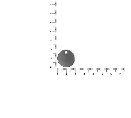 Шильдик металлический Alfa Sirkel, серый металлик