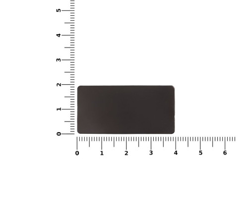 Значок Magnet Matto, серый металлик