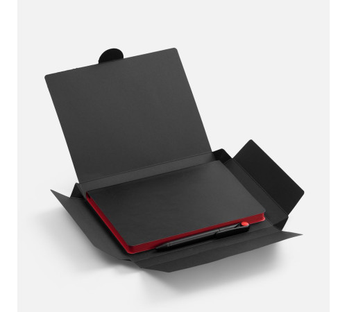 Набор Doppio, черный с красным