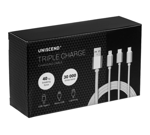 Кабель Triple Charge в футляре